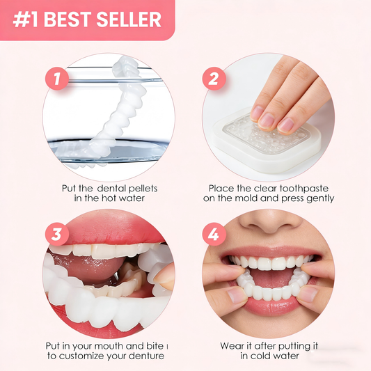4PCS Temporary Fake Teeth Replacement Kit