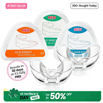 3 Pack Anti Snoring Mouthpiece – Adjustable Comfort Sleep Aid for Adults