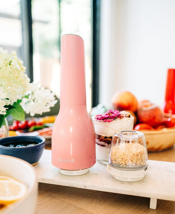 2-in-1 Salt & Pepper Grinder with LED Light & Adjustable Coarseness
