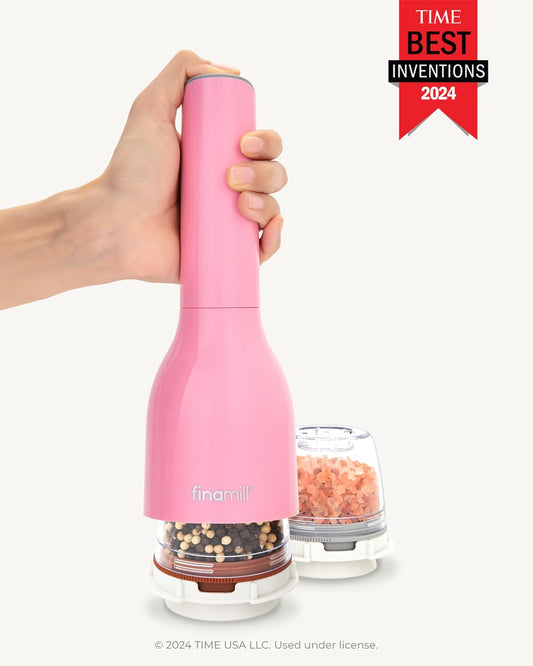 2-in-1 Salt & Pepper Grinder with LED Light & Adjustable Coarseness