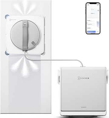 Window Cleaning Robot, with 6-in-1 Multifunction Station