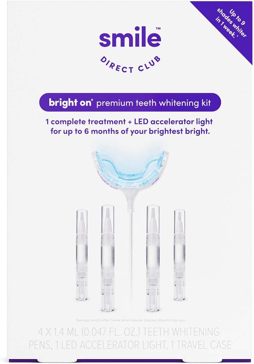 Teeth Whitening Kit with LED Light 4 Pack Gel Pens