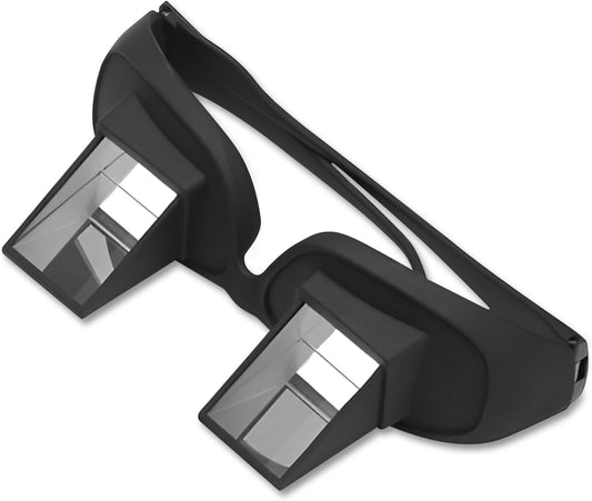 Lazy Prism Glasses, Horizontal Bed Glasses for Lying Down Reading Watching TV