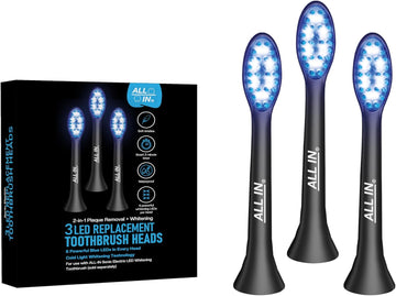 ALL IN LED Sonic Toothbrush – Blue & Red LED, 4 Modes
