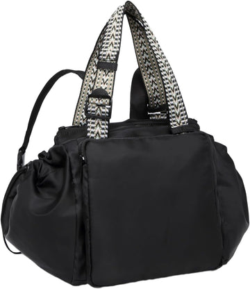 15-Pocket Multiway Travel Tote Bag with Luggage Sleeve for Gym & Weekend Trip