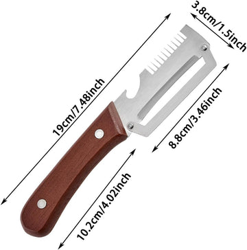 Multi‑Function Fruit Vegetable Peeler with Bottle Opener