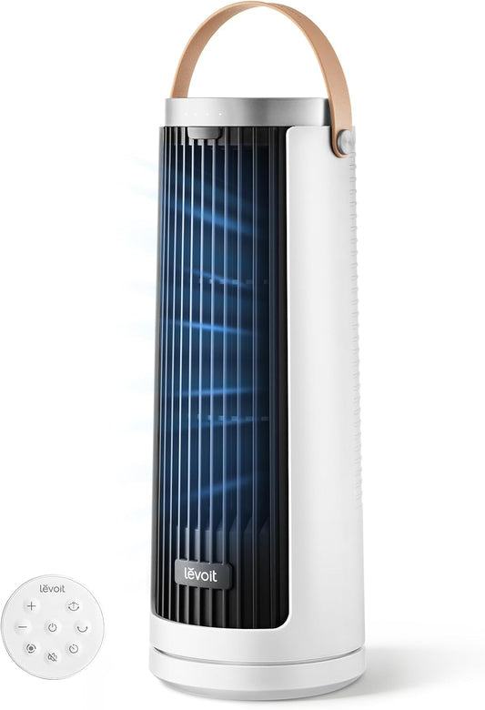 5-Speed Adjustable Angle Quiet Oscillating Fan with 12H Timer