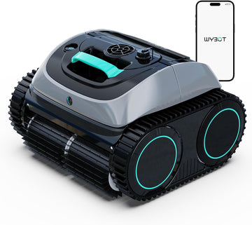 4-in-1 App Controlled Robotic Pool Cleaner, 160 Mins Cordless Pool Vacuum
