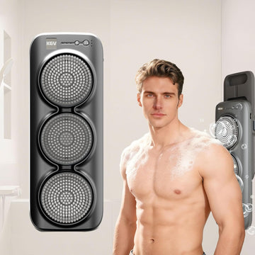 Electric Shower Brush for Body with 3 Motorized Brush Heads