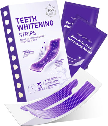 Purple Whitening Strips – 6% HP Color Correcting