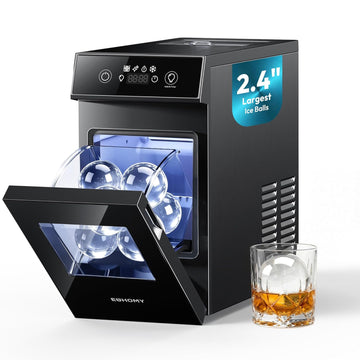 Self-Clean Countertop Ice Ball Sphere Maker 2.4 Inch