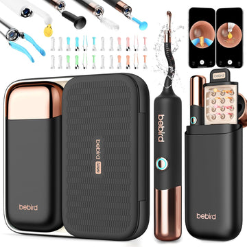 Earsight Ultra 2K HD Visual Ear Cleaner, Starlight Black