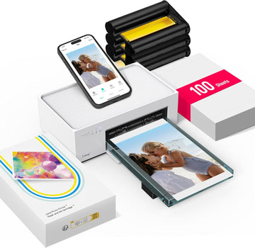 Wireless Portable 4x6 Inch Instant Photo Printer for Smartphone Full Color Printing