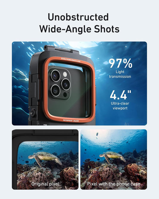Universal Underwater Waterproof Phone Case with Handle Grip