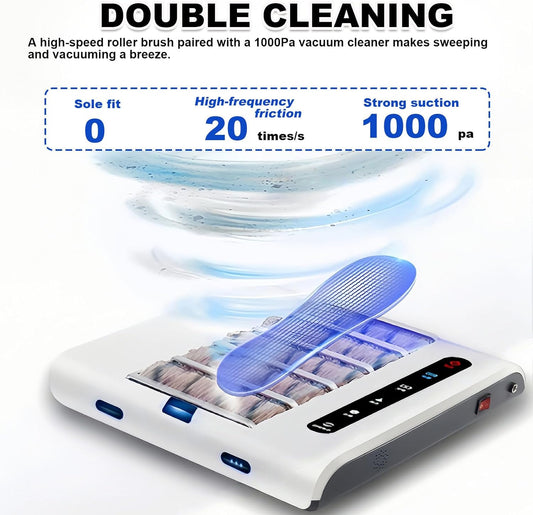 Automatic Shoe Sole Cleaner 5s Quick Wipe Waterless Shoe Polisher