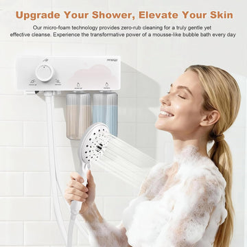 Smart Auto Bubble Shower Faucet Set Multi-Mode Switch