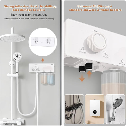 Smart Auto Bubble Shower Faucet Set Multi-Mode Switch