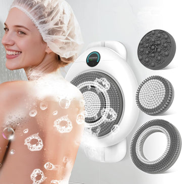 Automatic Body Scrubber with 50pcs Disposable Shower Caps