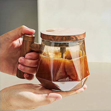 - Electric Self Mixing Mug One-Touch for Coffee Matcha